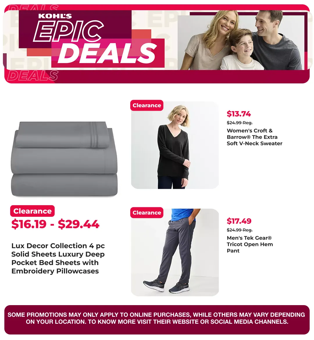 Weekly promotion  Kohl's Sales spanning from April 7 to April 27 2026 - Page 13 for Catalogue 365