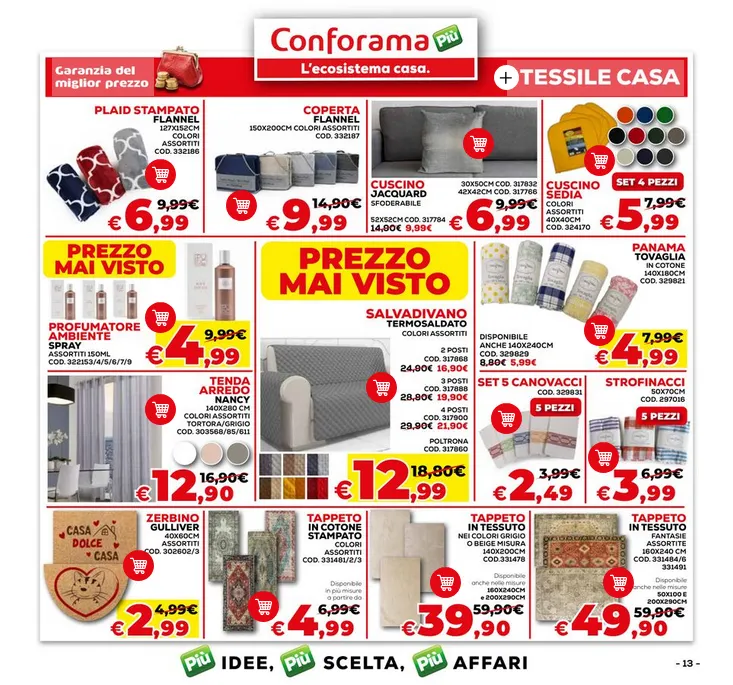 Volantini Conforama da 8 gennaio a 25 gennaio di 2026 - Pagina del volantino 13