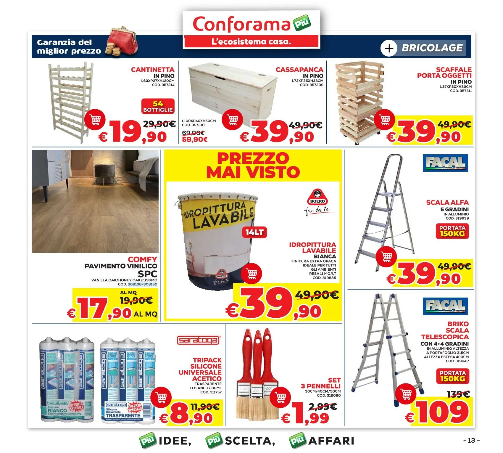 Volantini Conforama da 9 aprile a 28 aprile di 2026 - Pagina del volantino 13