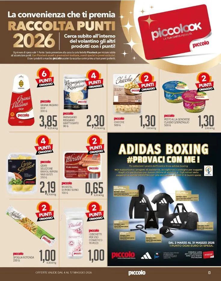  Volantini Piccolo da 4 maggio a 17 maggio di 2026 - Pagina del volantino 13