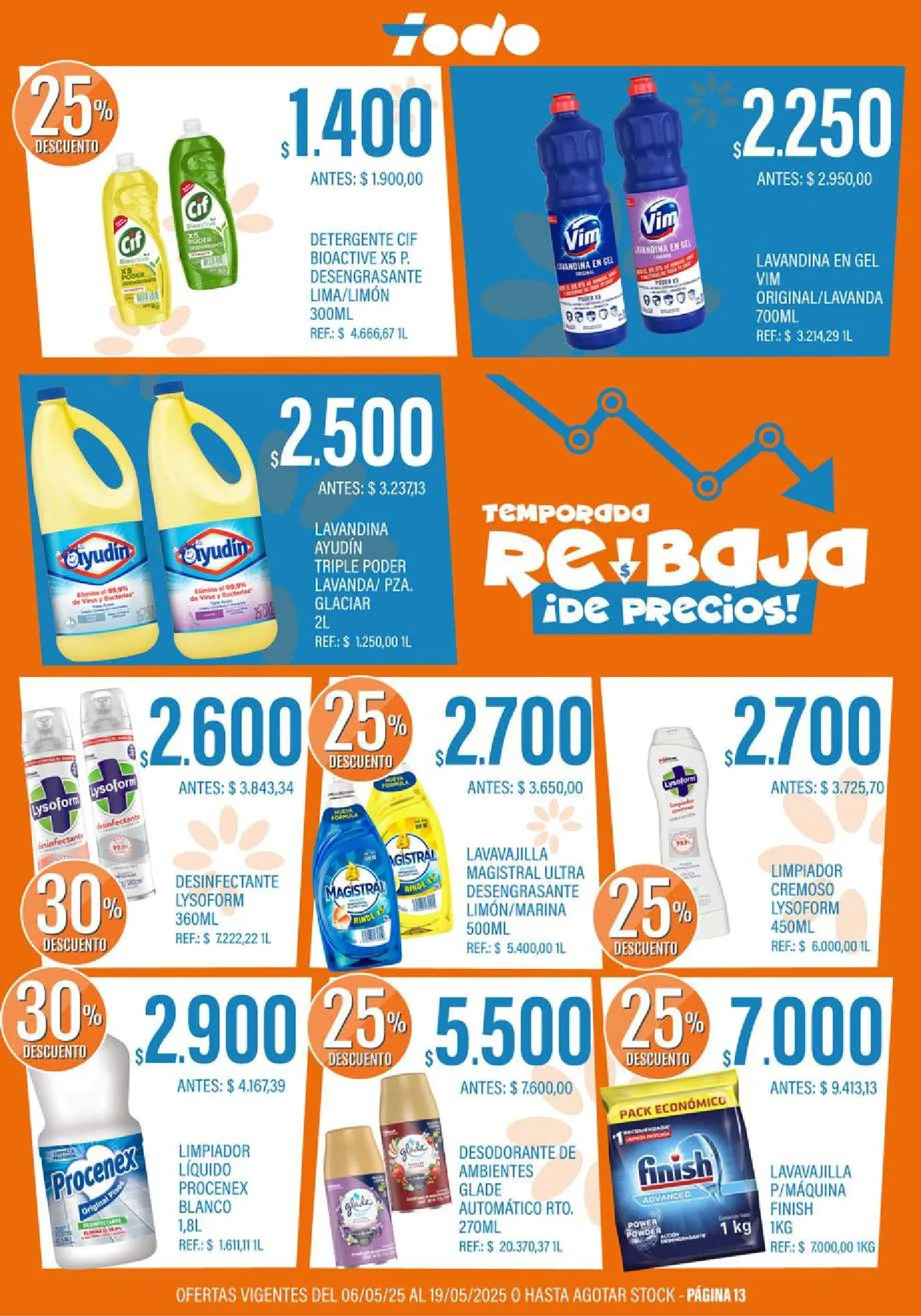 Ofertas de Ofertas Supermercados Todo 6 de mayo al 19 de mayo 2025 - Página 13 del catálogo