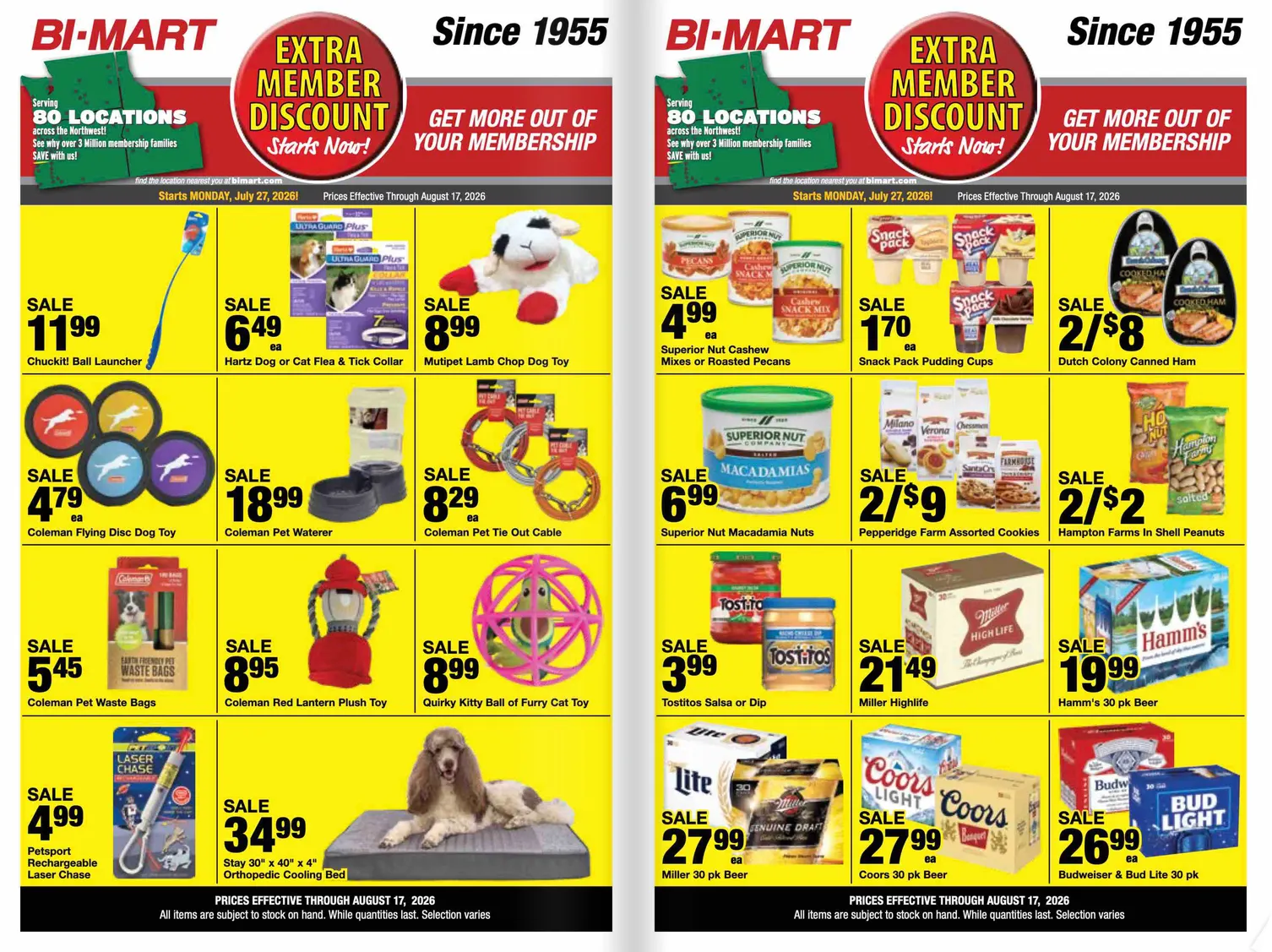Weekly ad BI-MART Sales from July 27 to August 17 2026 - Page 13