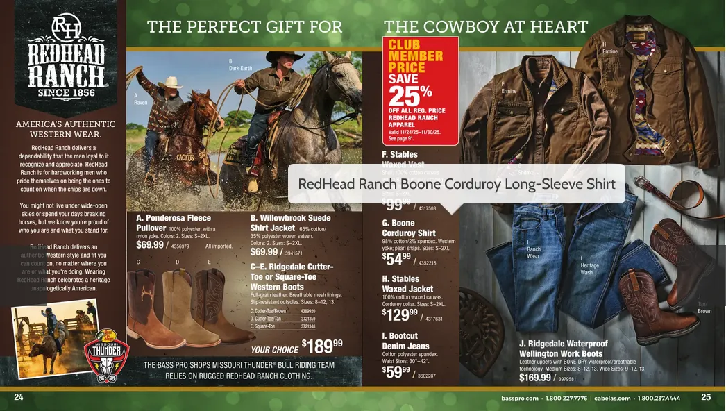 Cabelas Sales from December 1 to December 31 2025 - flyer page 13