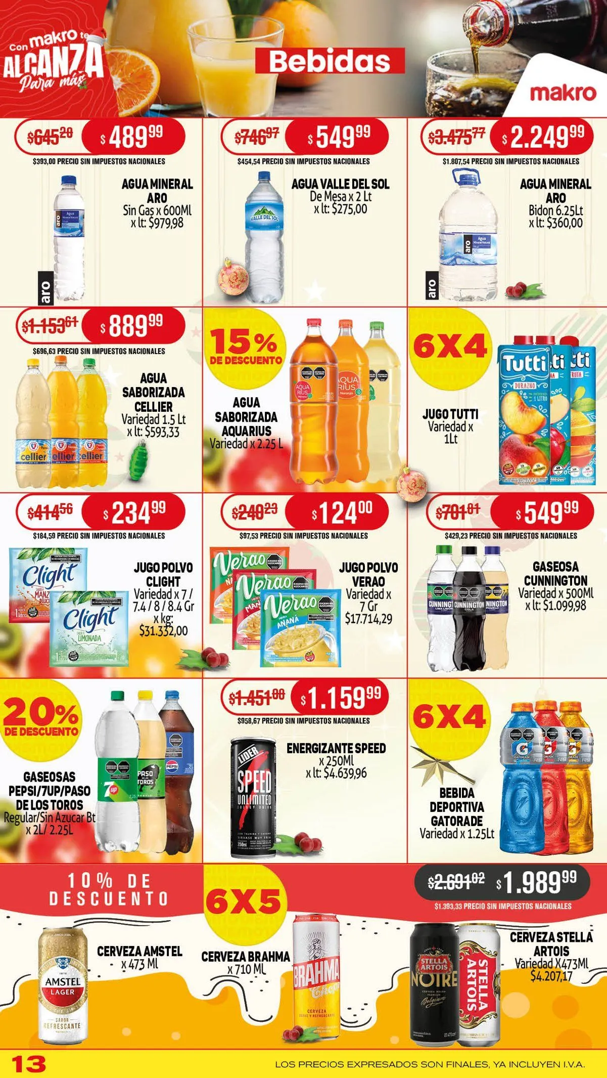 Ofertas de  Makro Ofertas 4 de diciembre al 10 de diciembre 2025 - Página 13 del catálogo