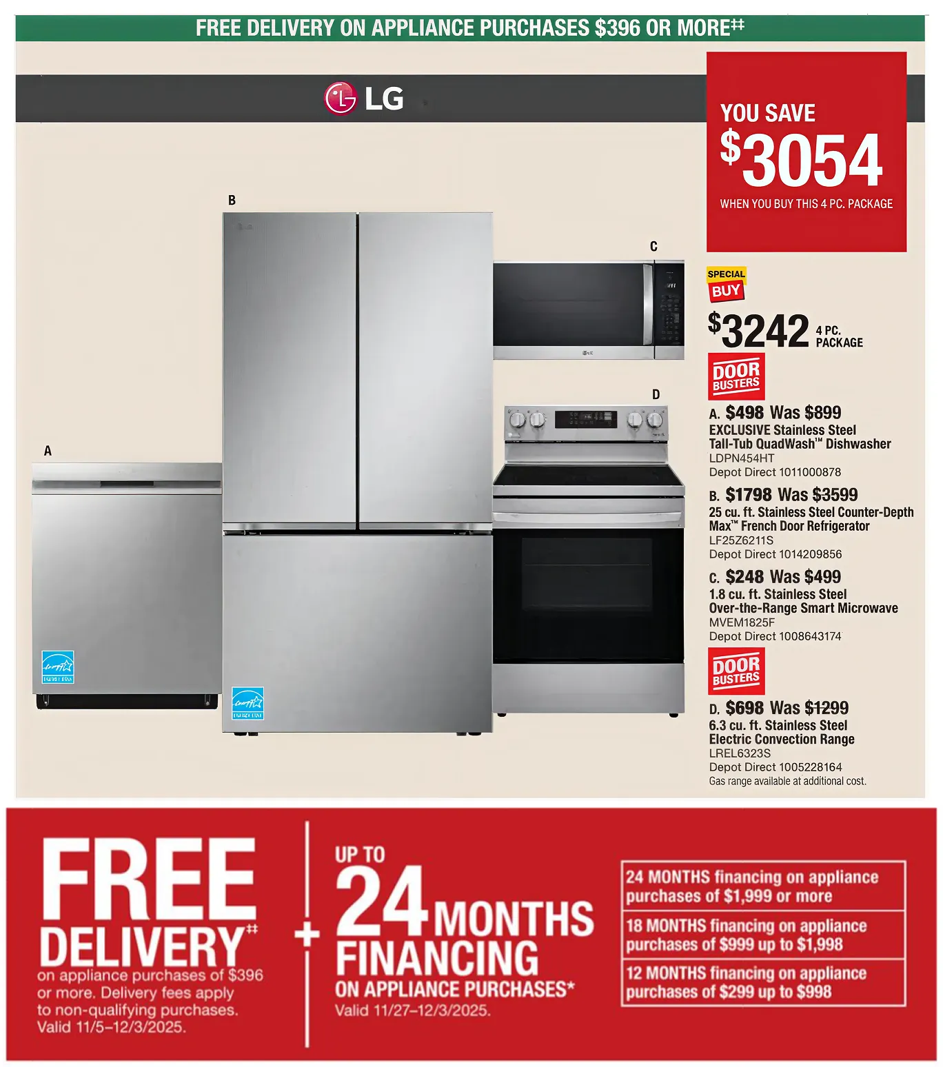 Weekly promotion Home Depot Black Friday spanning from November 27 to December 3 2025 - Page 12 for Catalogue 365