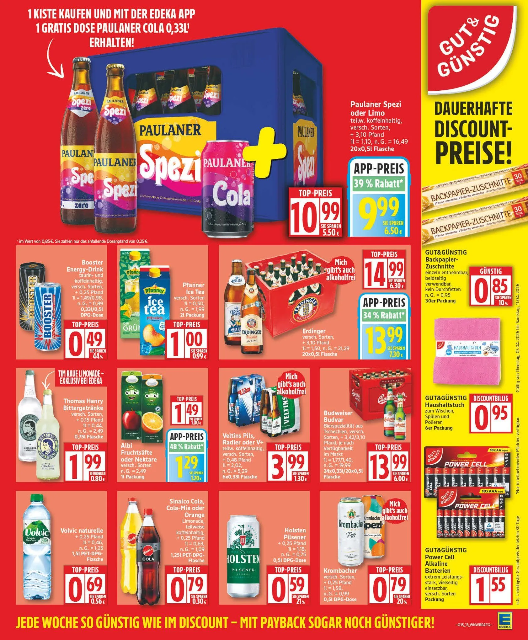 Edeka Prospekte von 7. April bis 11. April 2026 - Prospekt seite 14