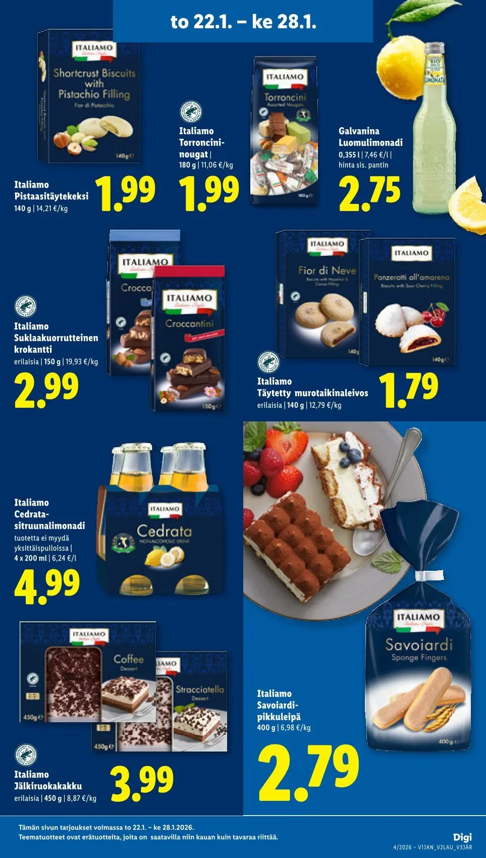 Lidl  Kaupan  tarjoukset voimassa alkaen 22. tammikuuta - 25. tammikuuta 2026 - Tarjouslehti sivu 13