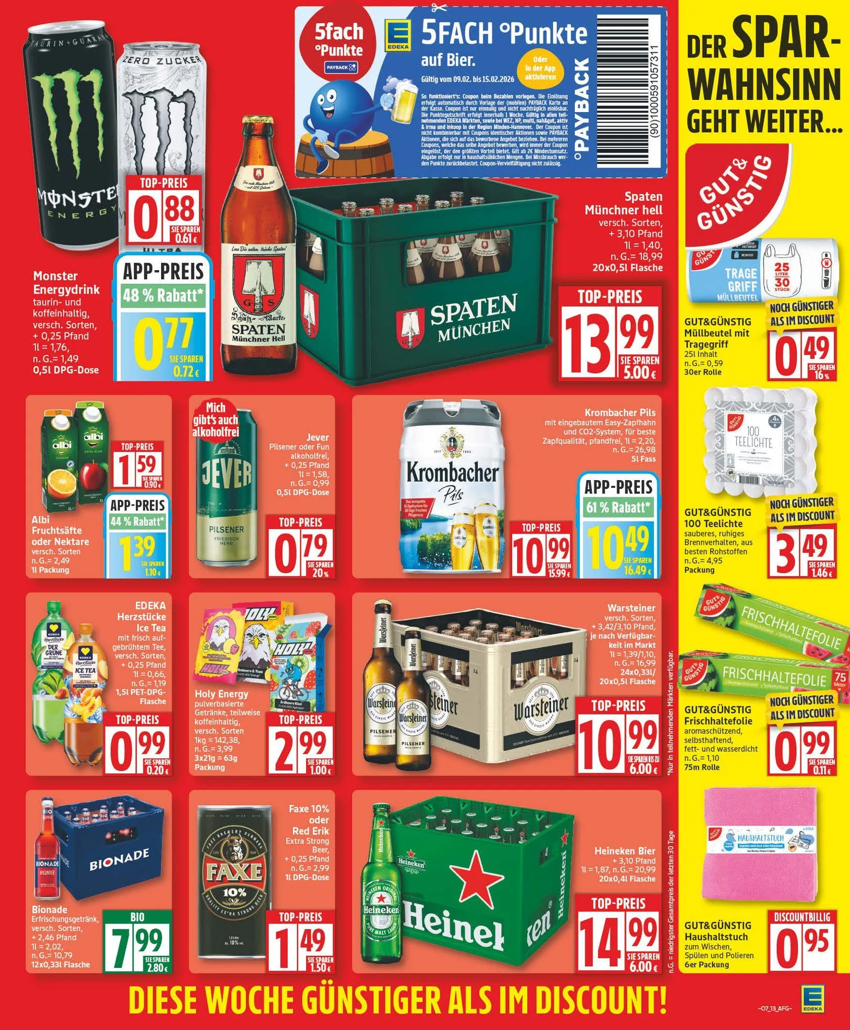 EDEKA Angebote von 9. Februar bis 14. Februar 2026 - Prospekt seite 13