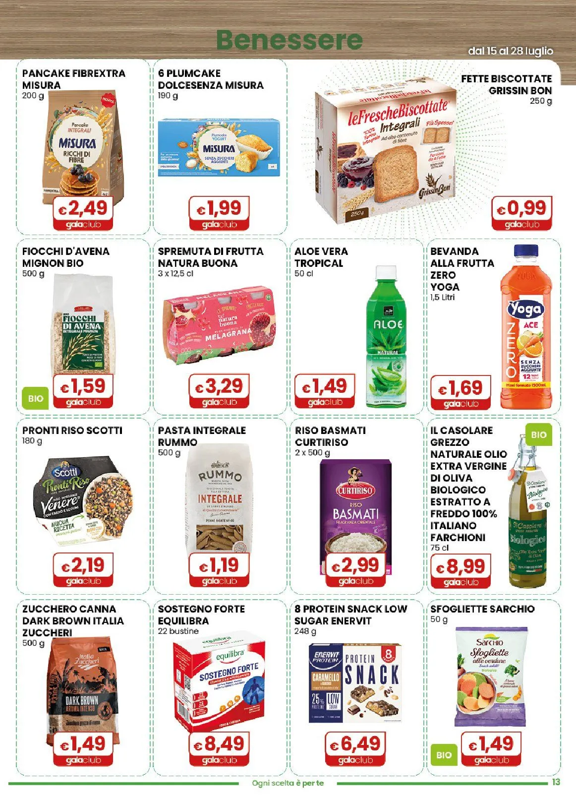 Volantini Gala Supermercati da 15 luglio a 28 luglio di 2026 - Pagina del volantino 13