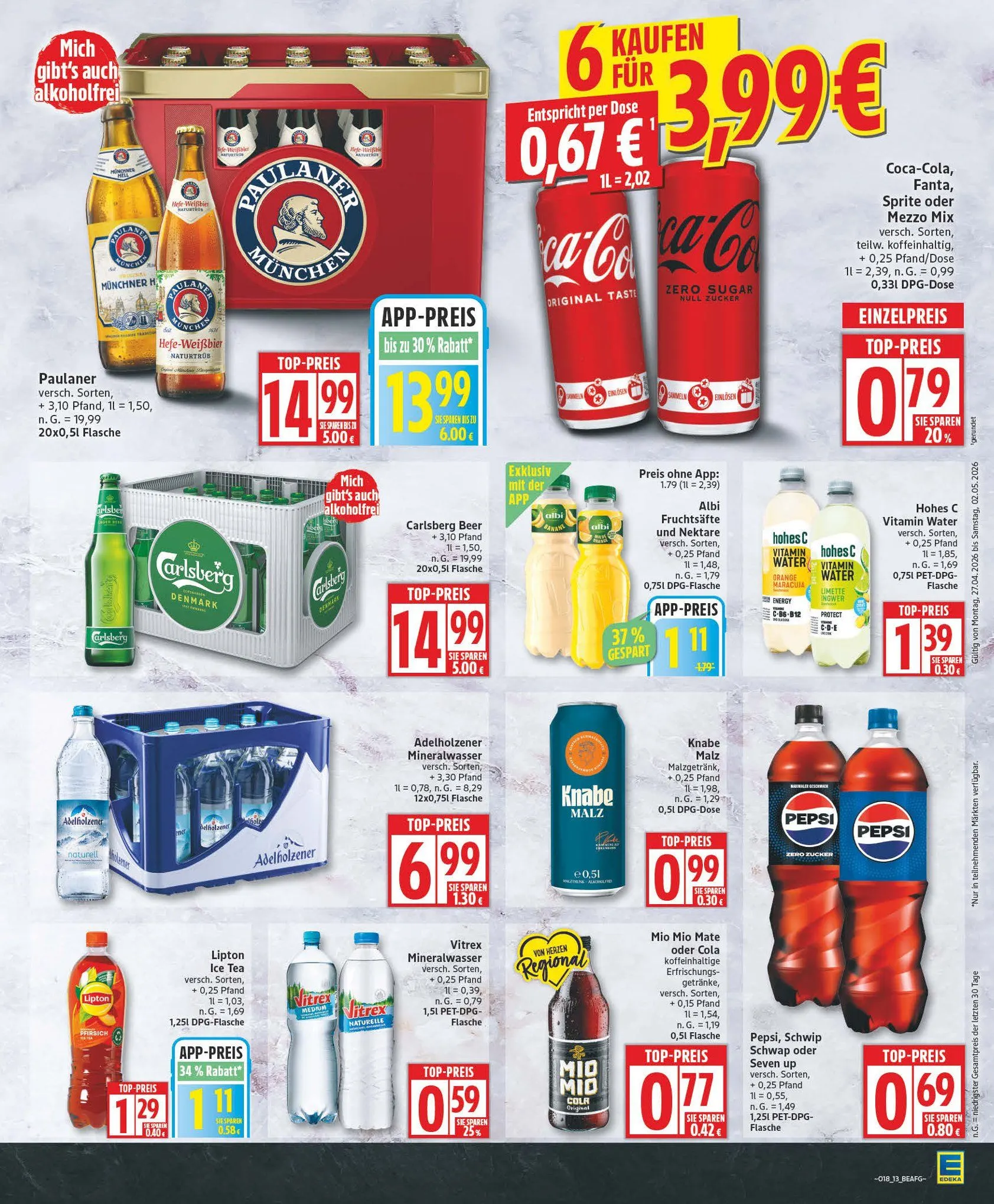 Edeka Angebote von 27. April bis 2. Mai 2026 - Prospekt seite 13
