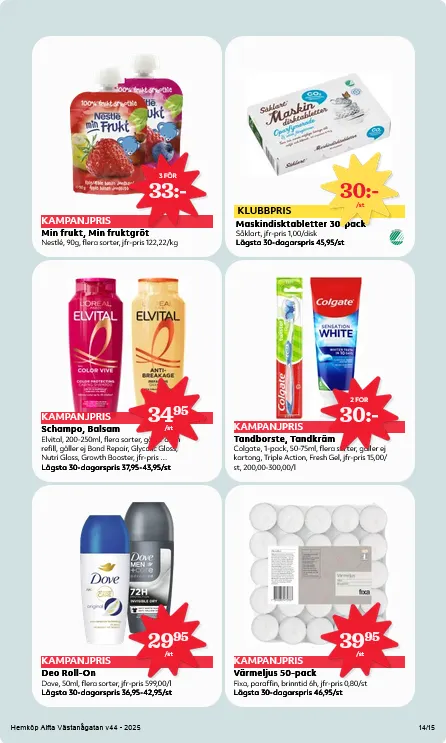 Senaste Hemköp erbjudanden från 27 oktober till 2 november 2025 - Reklamblad sidor 13
