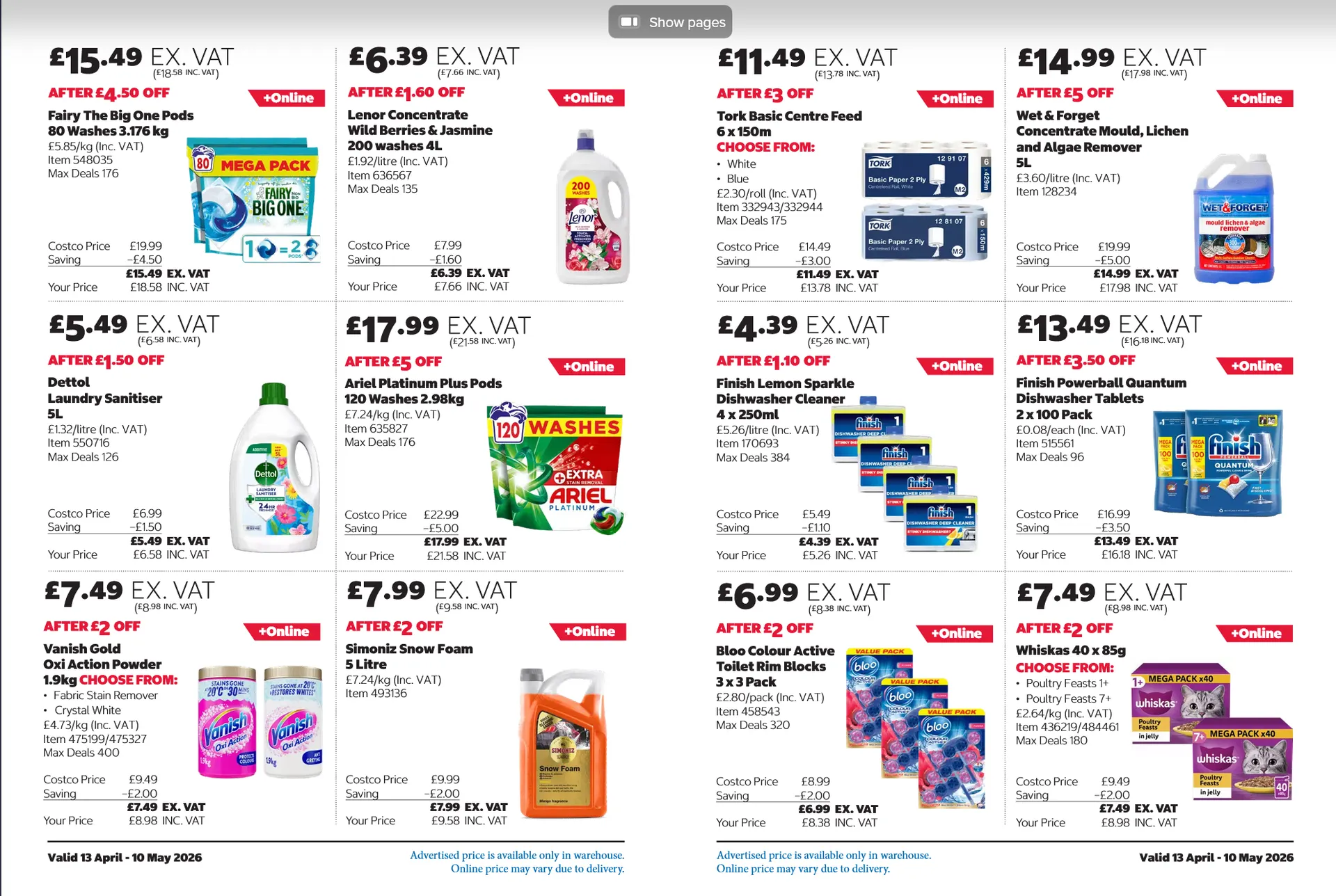 Costco Offers from 13 April to 10 May 2026 - Catalogue Page 13
