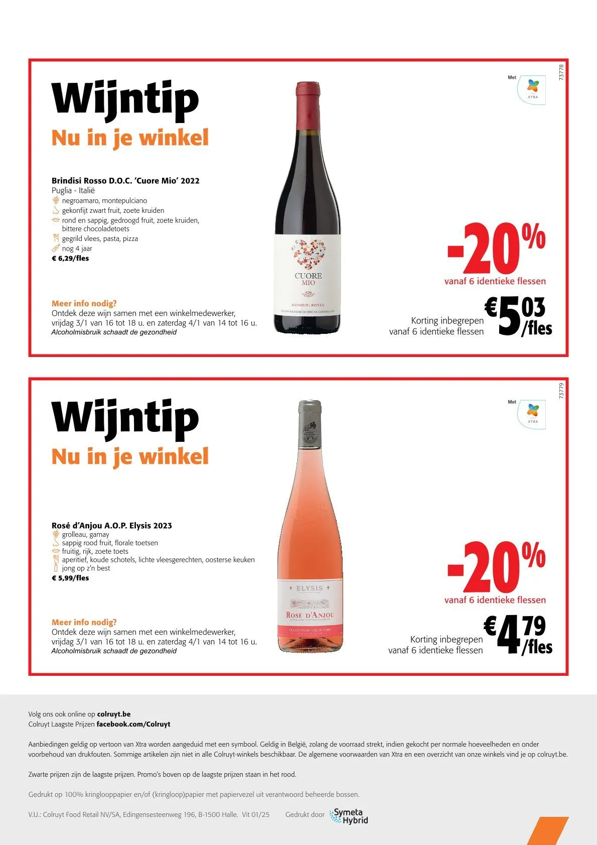 Speciale promoties van Colruyt van 2 januari tot 14 januari 2025 - folder pagina 13