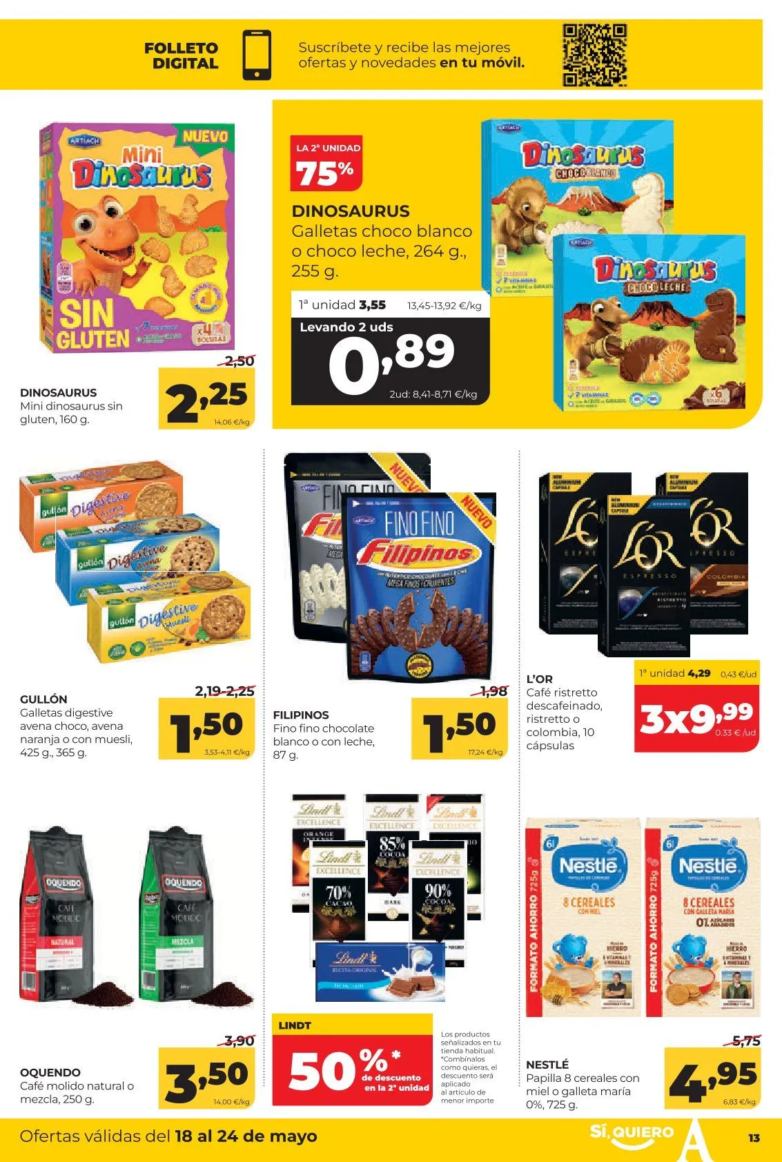Catálogo de  Alimerka Ofertas 18 de mayo al 24 de mayo 2026 - Página 13