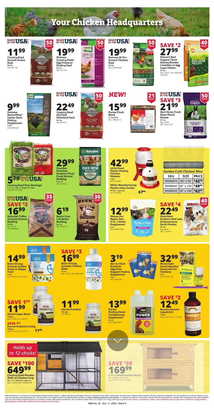 Weekly ad Rural King Sales from February 26 to March 11 2026 - Page 13