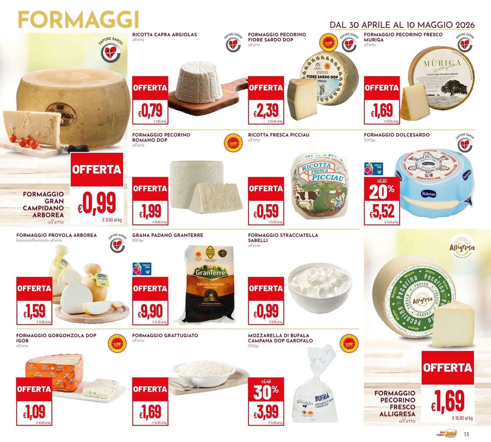 Volantini Pan da 30 aprile a 10 maggio di 2026 - Pagina del volantino 13