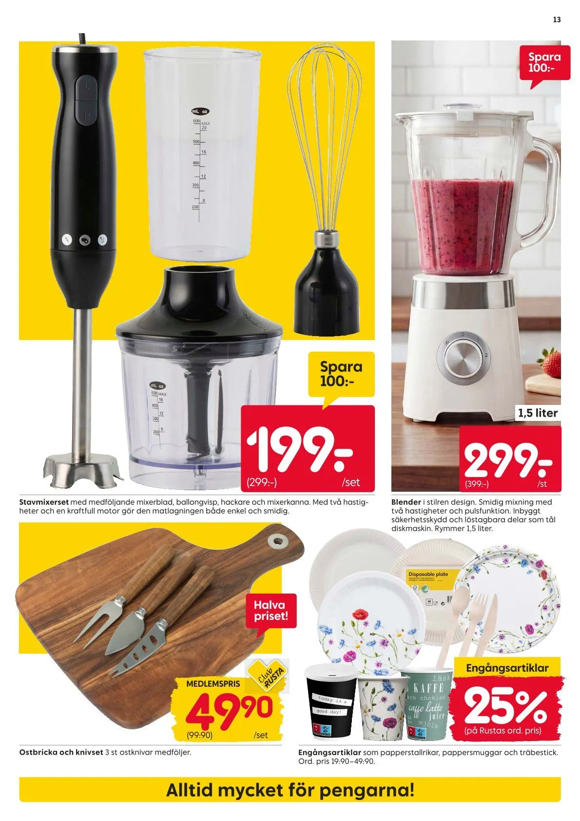 Rusta erbjudanden från 15 juni till 21 juni 2026 - Reklamblad sidor 13
