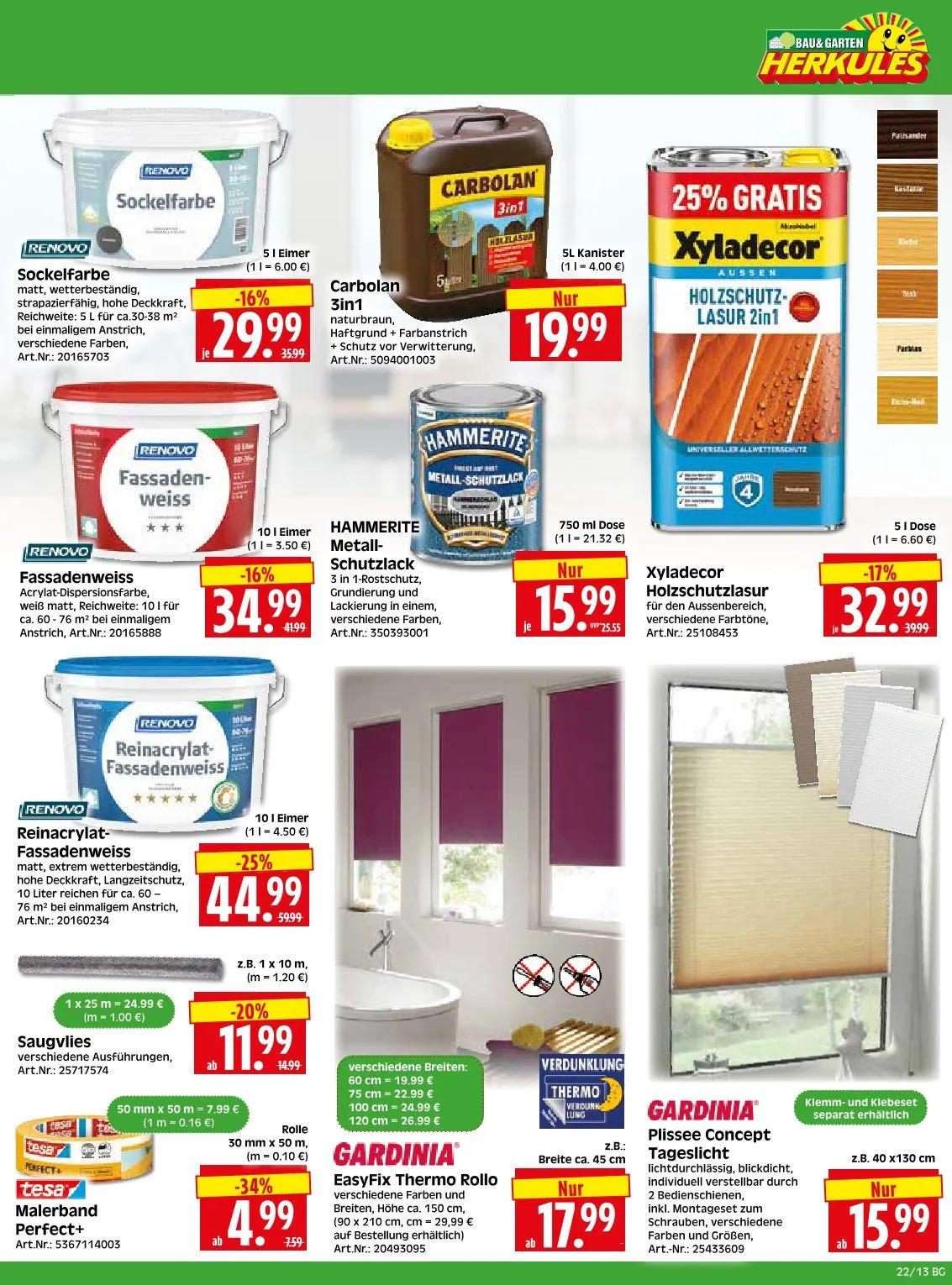 Herkules Baumarkt Angebote von 26. Mai bis 30. Mai 2026 - Prospekt seite 13