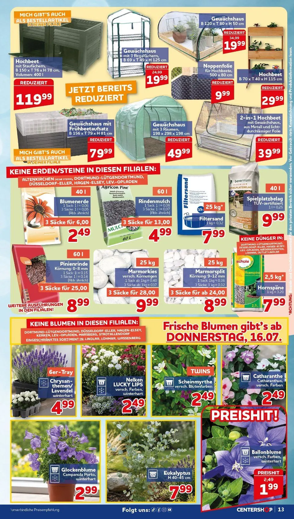 CENTERSHOP Prospekte von 13. Juli bis 18. Juli 2026 - Prospekt seite 13