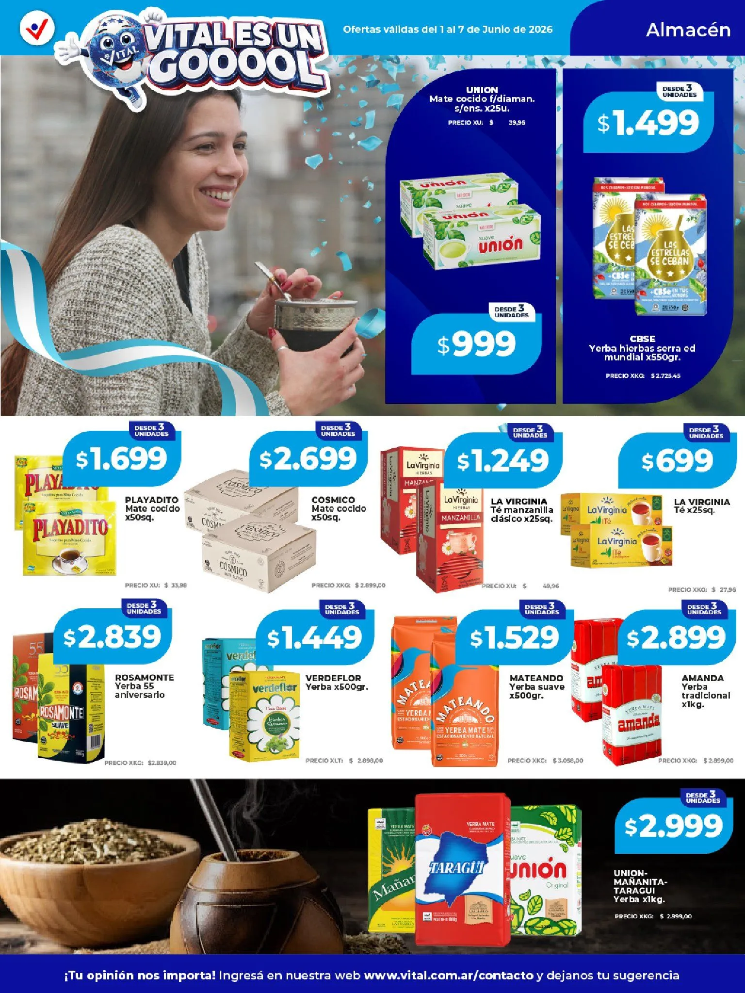 Ofertas de Vital Ofertas 1 de junio al 7 de junio 2026 - Página 13 del catálogo
