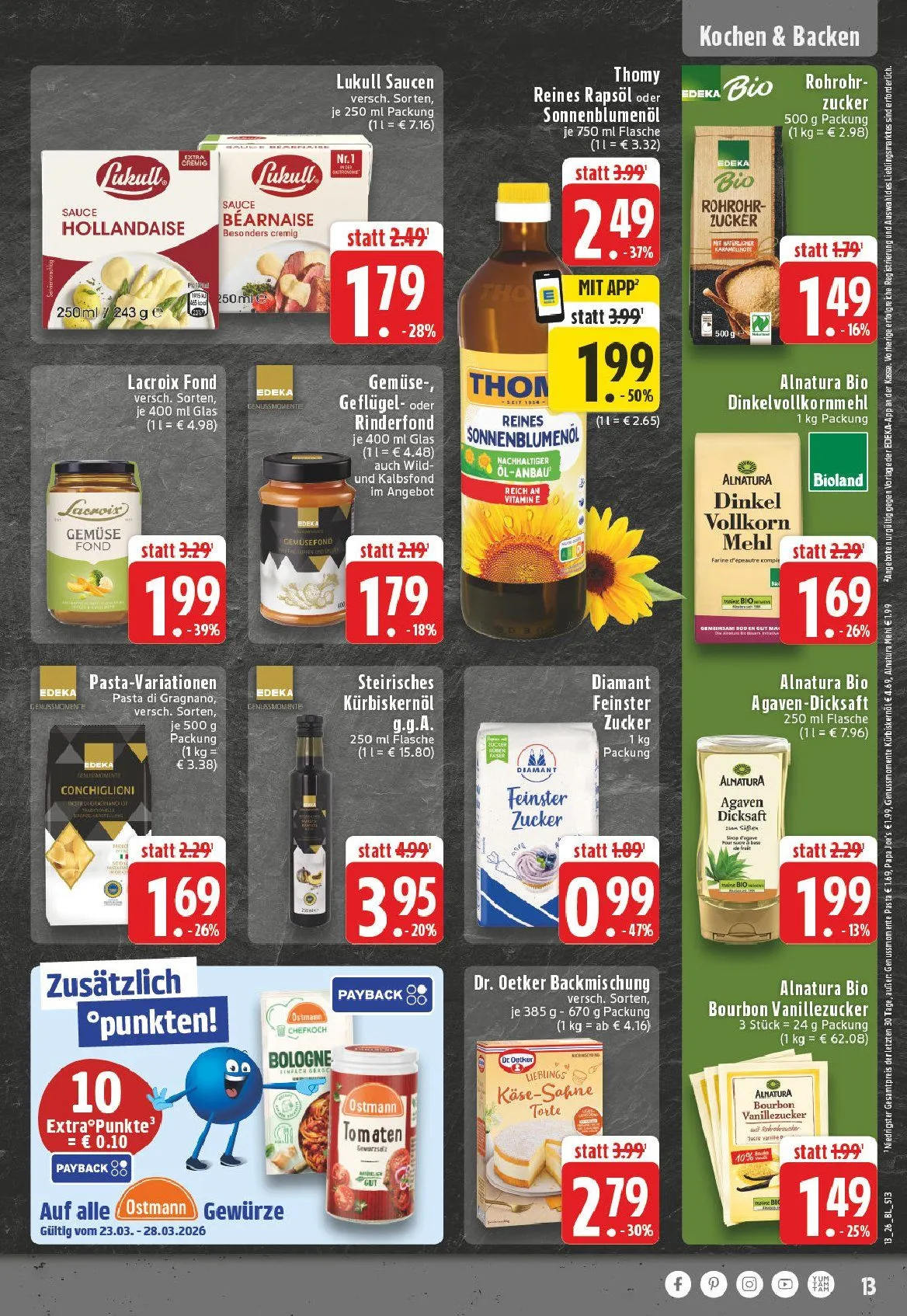 Edeka Prospekte von 23. März bis 28. März 2026 - Prospekt seite 13