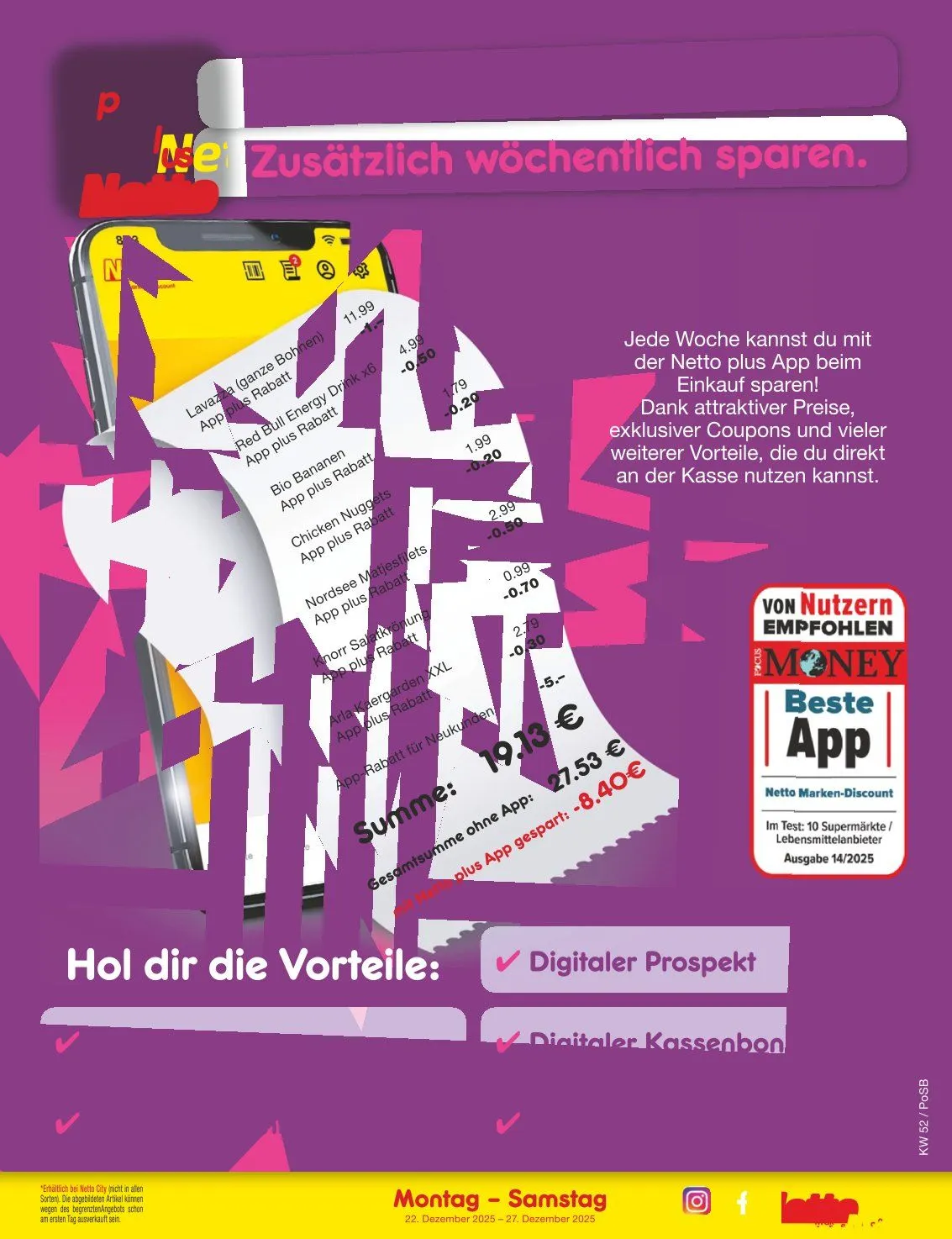  Netto Marken-Discount Angebote von 22. Dezember bis 27. Dezember 2025 - Prospekt seite 13