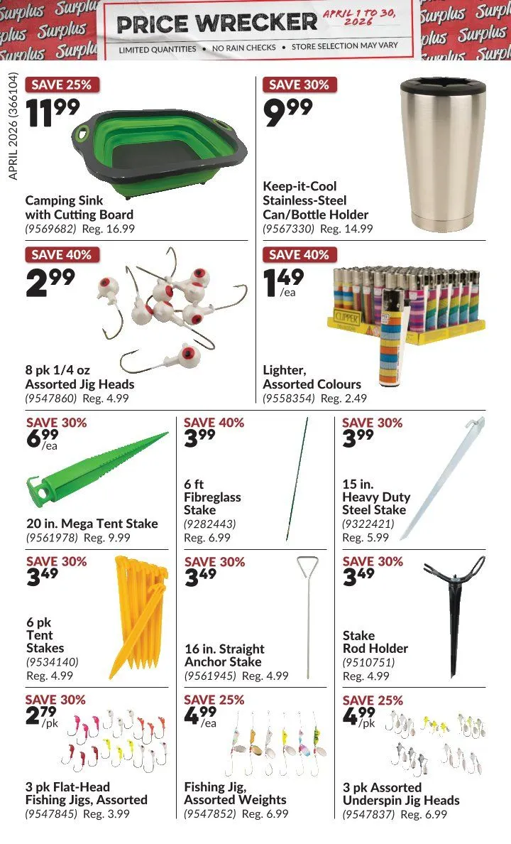 Princess Auto Sales from April 1 to April 30 2026 - flyer page 13