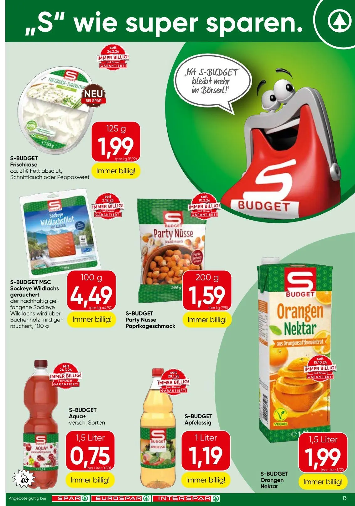 SPAR  von 15. April bis 21. April 2026 - Flugblätt seite  15