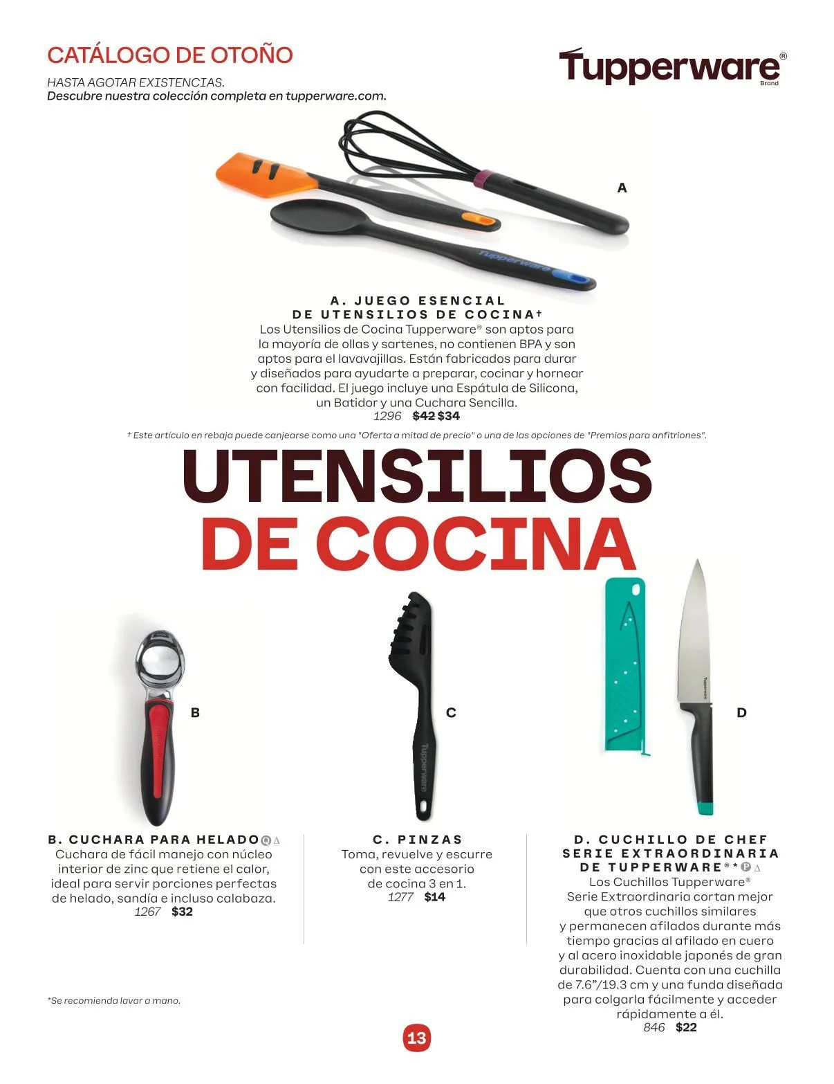 Catálogo de Tupperware  ofertas 1 de septiembre al 31 de diciembre 2025 - Pagina 13