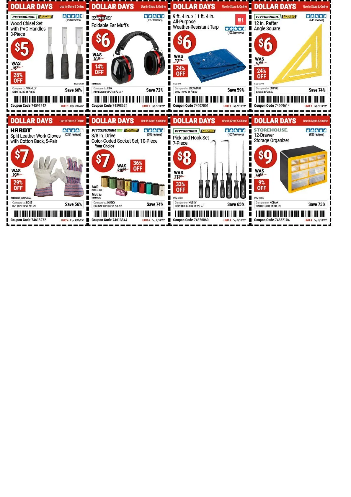 Weekly ad Dollar Days coupons from September 1 to September 10 2025 - Page 2