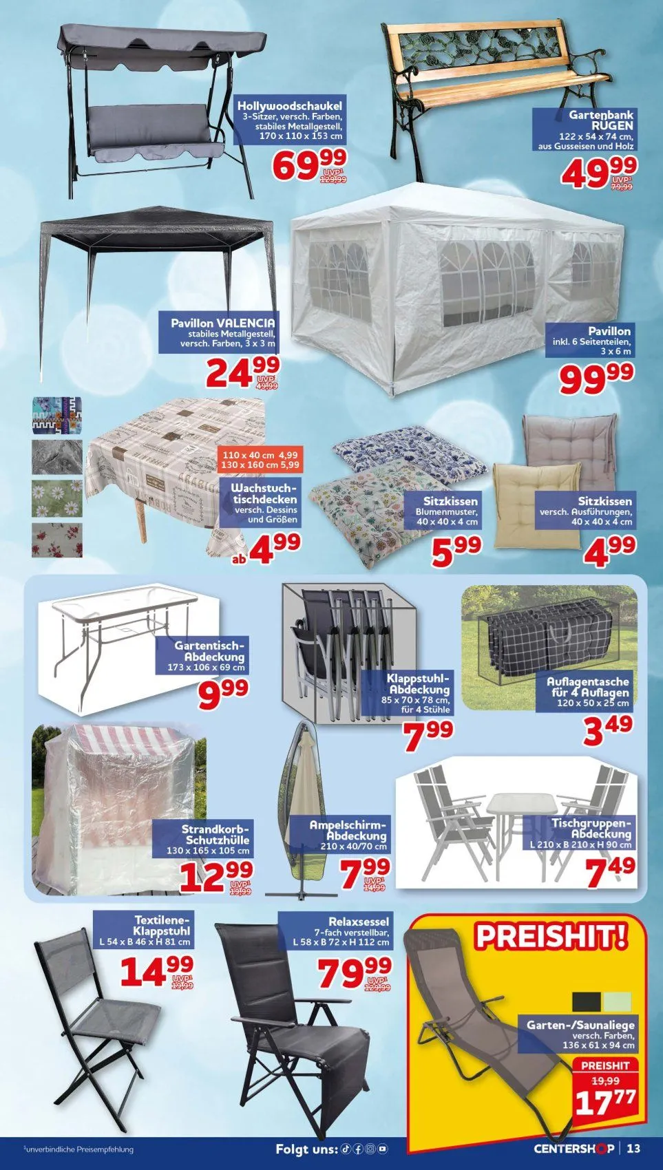 CENTERSHOP Angebote von 27. Juli bis 2. August 2026 - Prospekt seite 13
