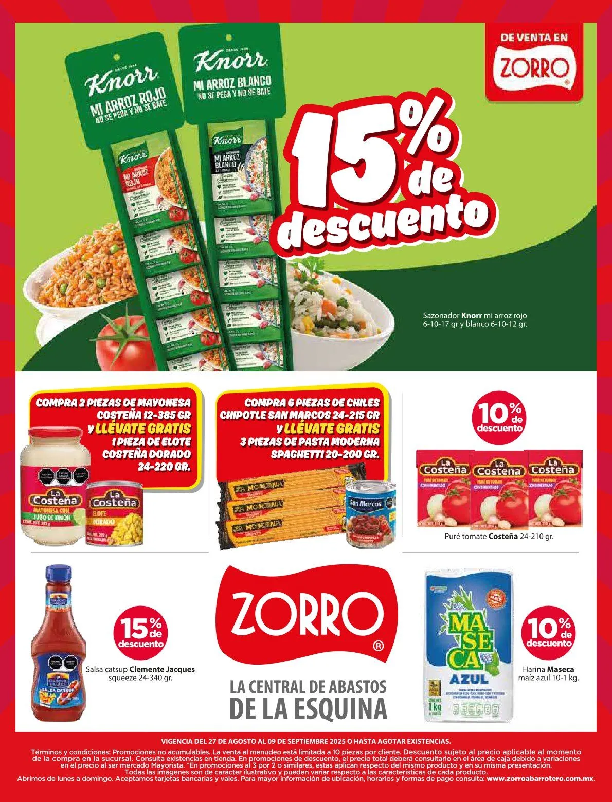 Catálogo de Zorro Ofertas 27 de agosto al 9 de septiembre 2025 - Pagina 13