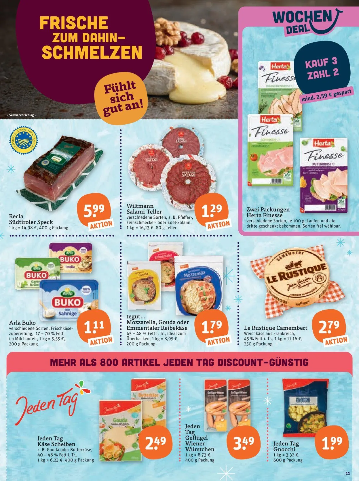 tegut... Sales von 15. Dezember bis 20. Dezember 2025 - Prospekt seite 13