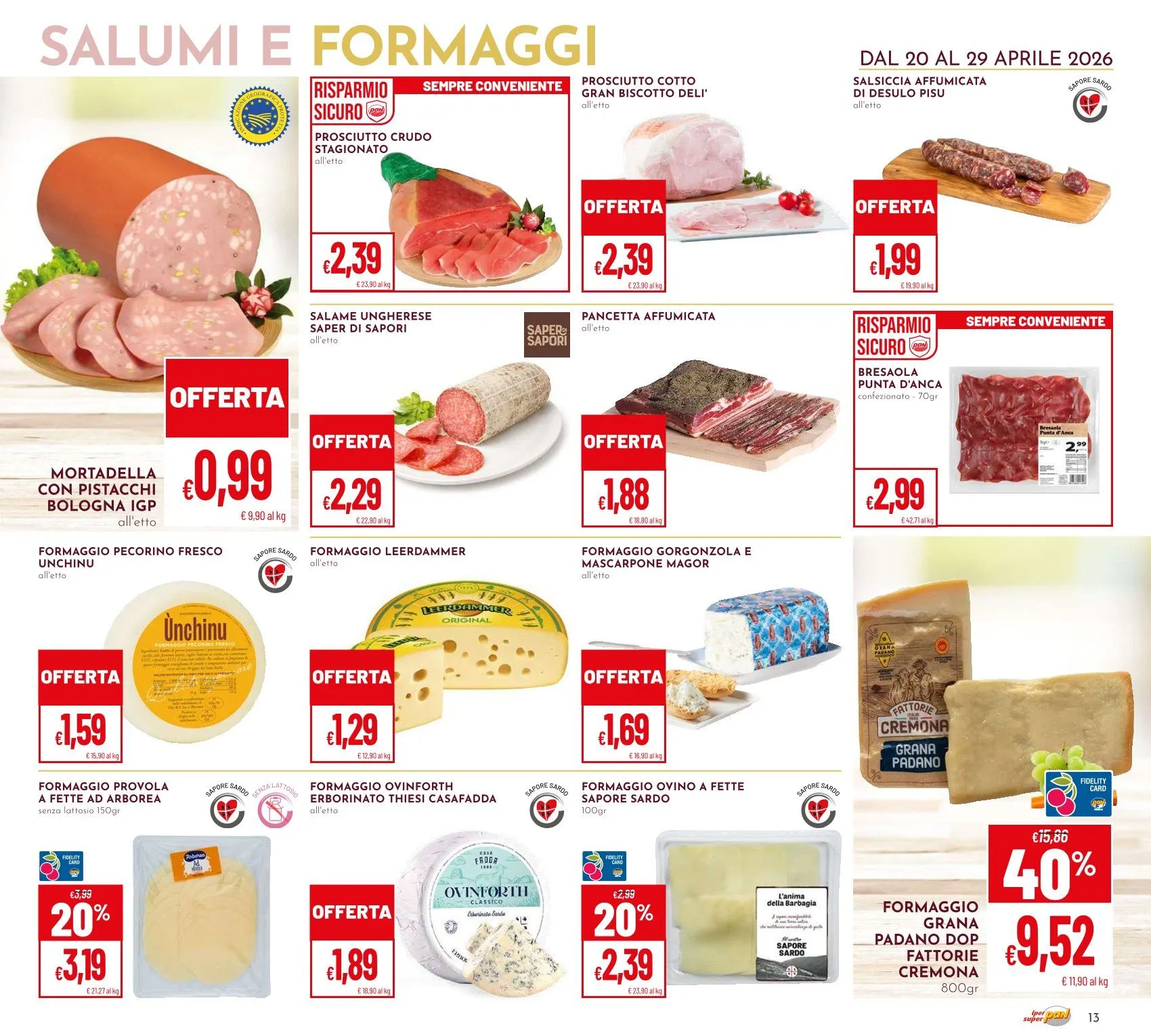 Volantini Pan da 20 aprile a 29 aprile di 2026 - Pagina del volantino 13