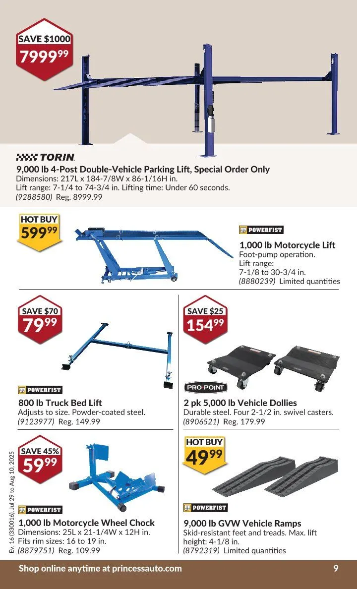 Flyer from July 29 to August 10 2025 - flyer page 13