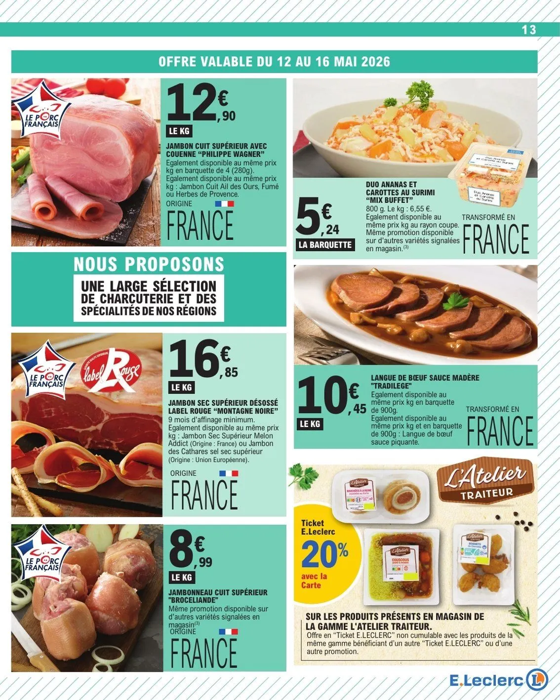 Catalogues E.Leclerc du 12 mai au 23 mai 2026 - Catalogue page 13