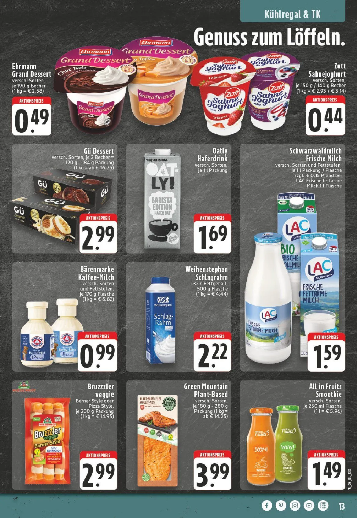 Edeka Prospekt von 7. April bis 12. April 2025 - Prospekt seite 13