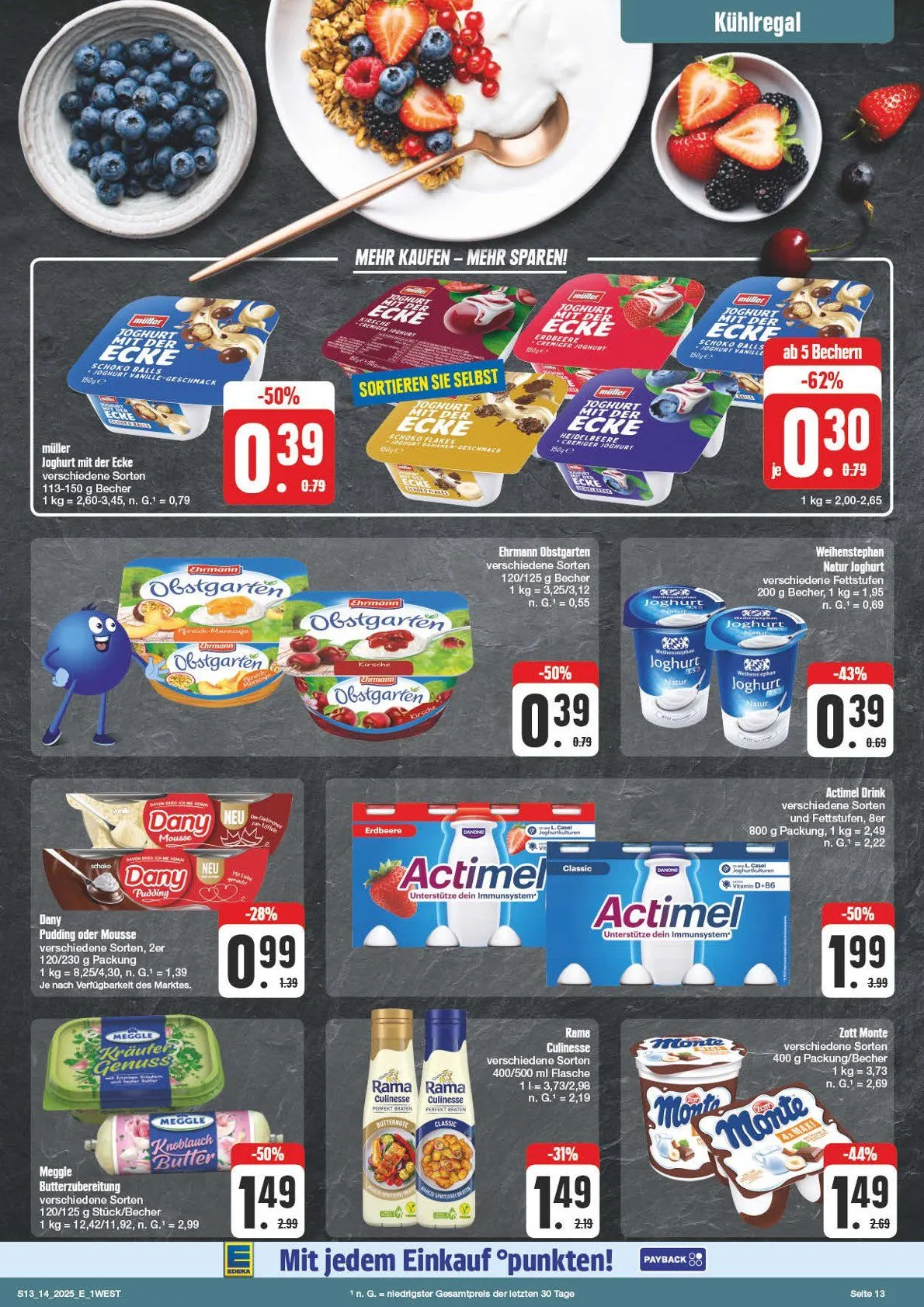 Edeka Prospekt von 31. März bis 5. April 2025 - Prospekt seite 13