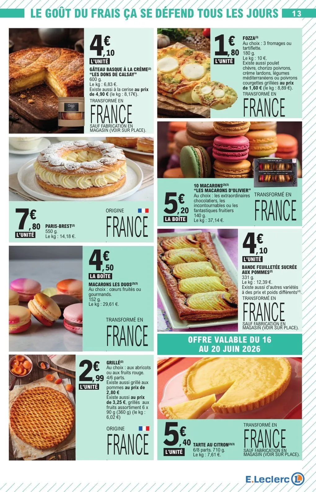 Catalogues E.Leclerc du 16 juin au 20 juin 2026 - Catalogue page 13
