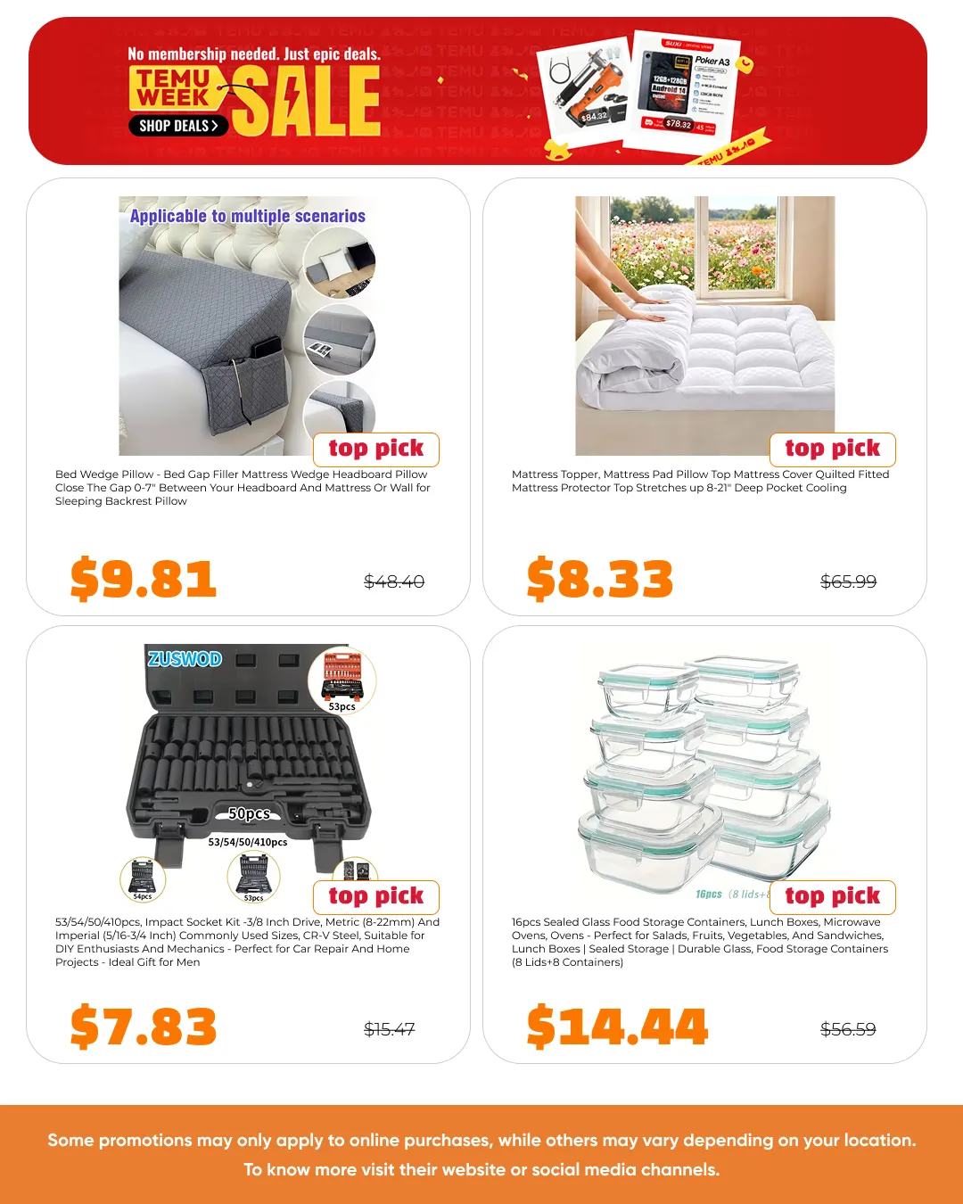 Weekly ad Temu Sales from May 8 to May 26 2026 - Page 8