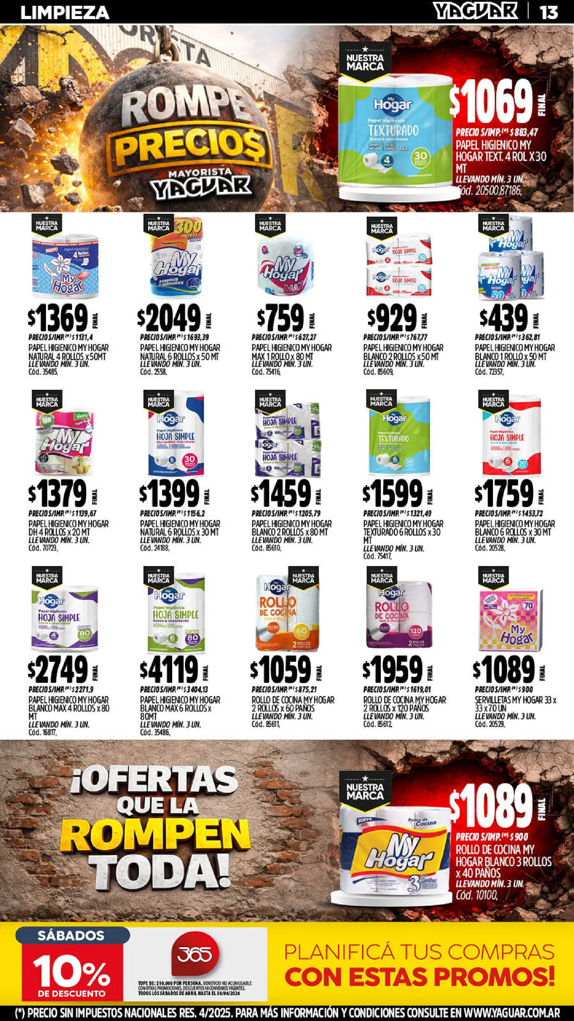 Ofertas de  Yaguar Ofertas 20 de abril al 25 de abril 2026 - Página 13 del catálogo