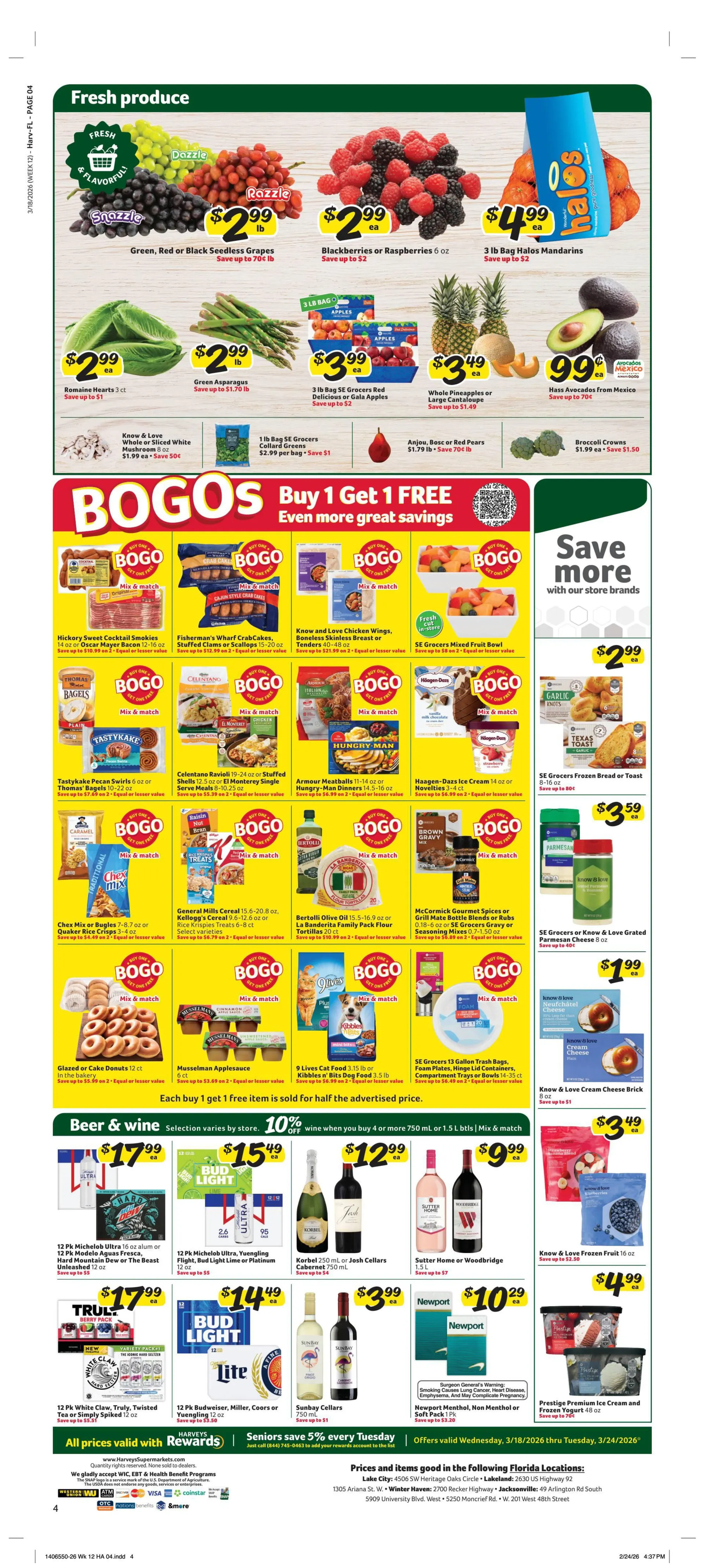 Weekly ad Harveys Supermarket weekly ads from March 18 to March 24 2026 - Page 8