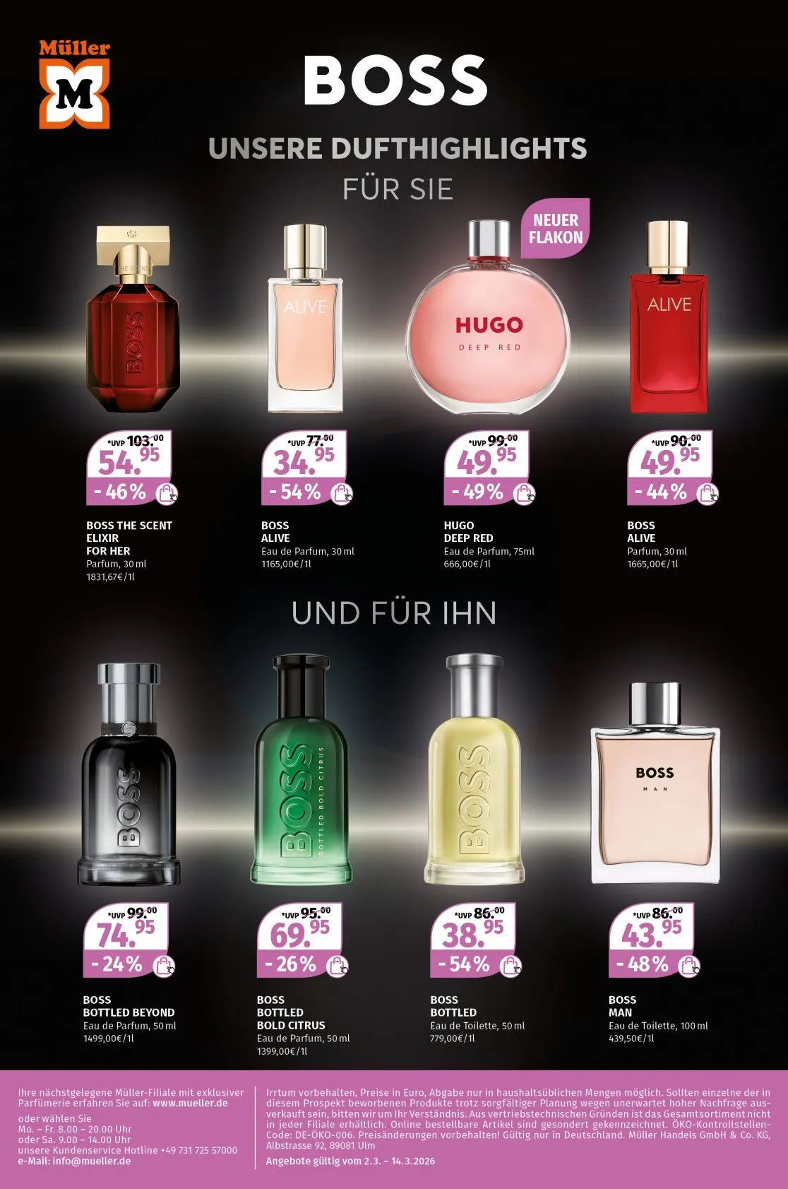 Müller Prospekte von 2. März bis 14. März 2026 - Prospekt seite 13