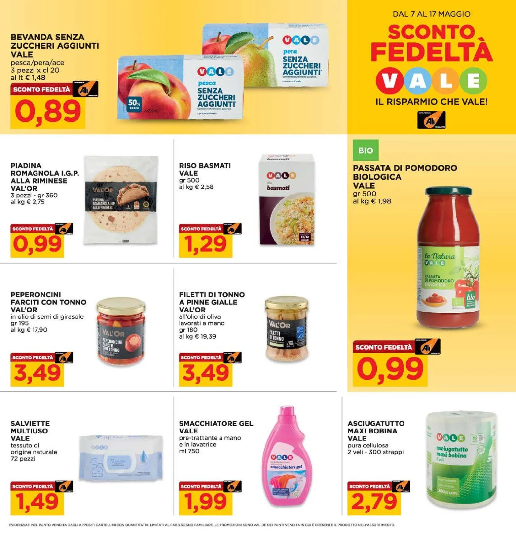 Volantini Alì Supermercati da 7 maggio a 16 maggio di 2026 - Pagina del volantino 13