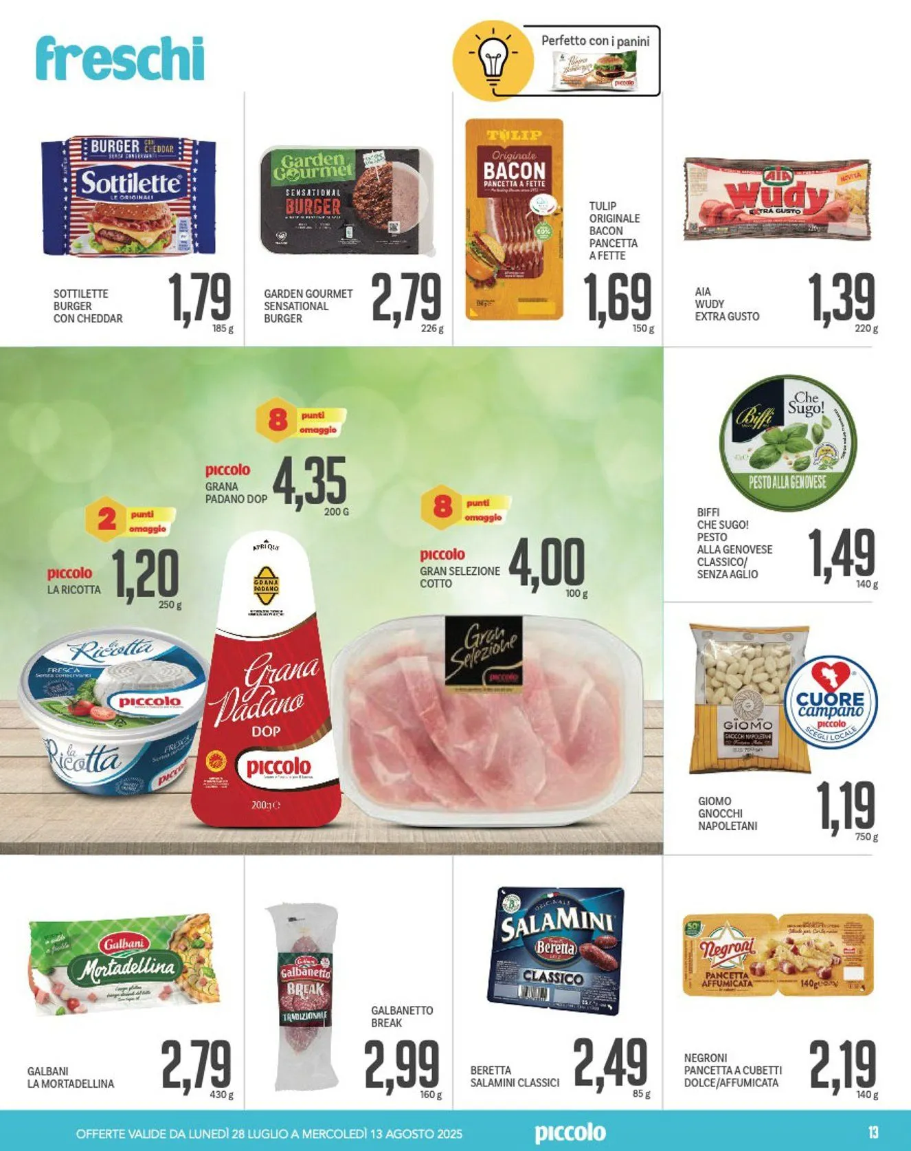 Volantini Piccolo da 28 luglio a 13 agosto di 2025 - Pagina del volantino 13