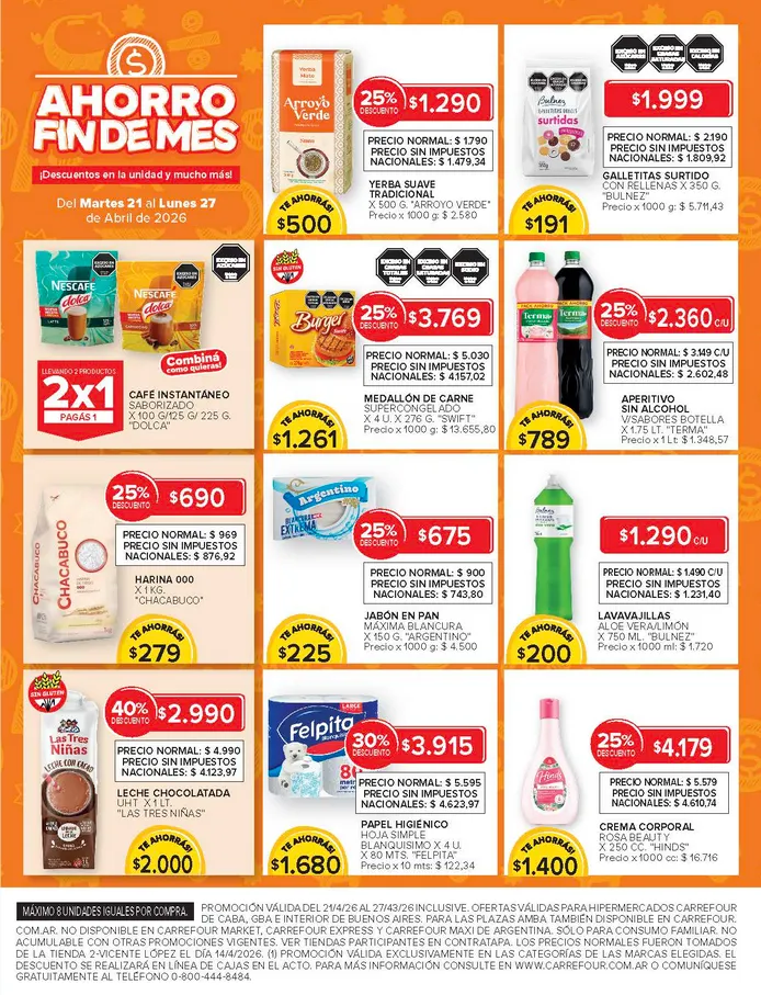 Ofertas de Ofertas Carrefour  21 de abril al 27 de abril 2026 - Página 13 del catálogo