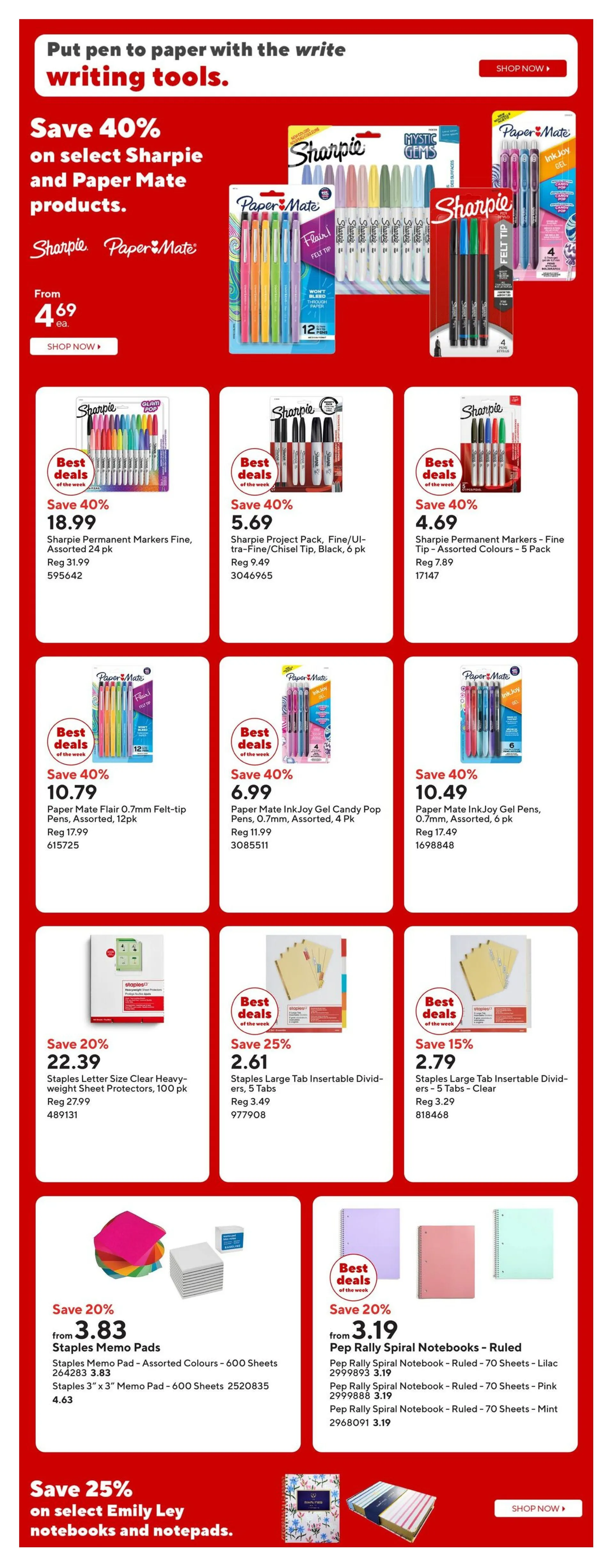 Staples Sales from April 27 to April 30 2026 - flyer page 14
