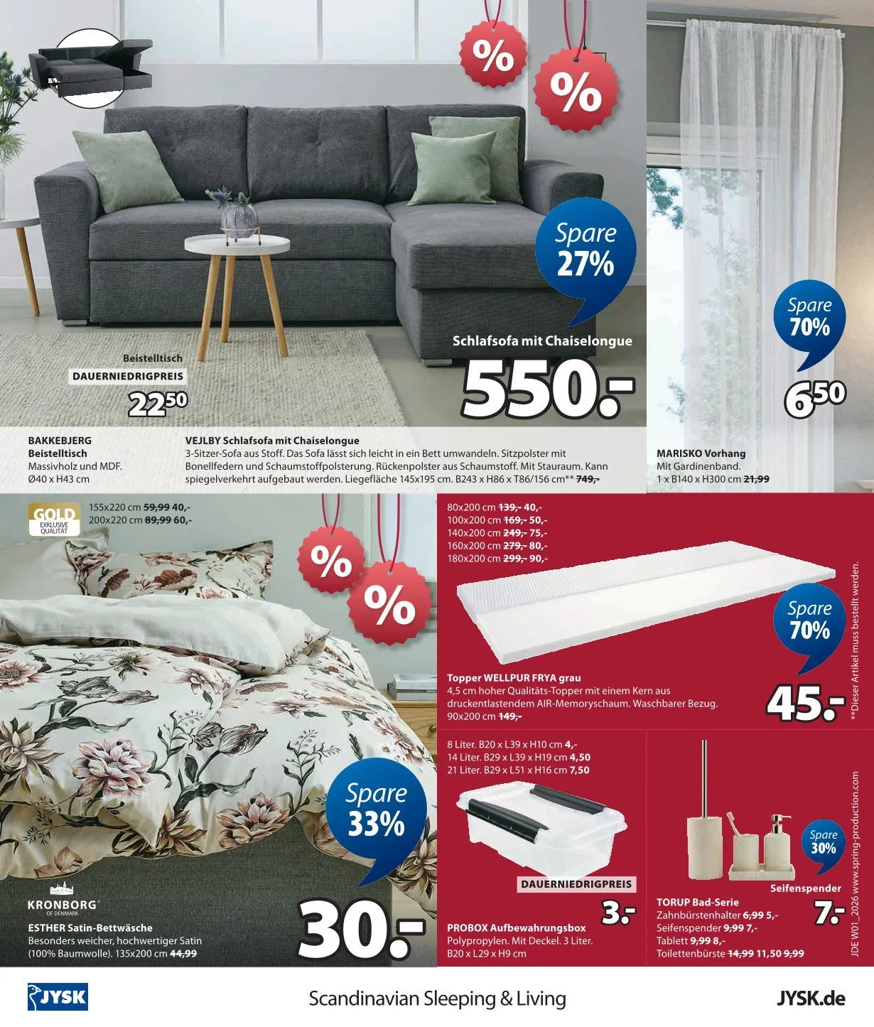 jysk Angebote von 30. Dezember bis 14. Februar 2026 - Prospekt seite 12