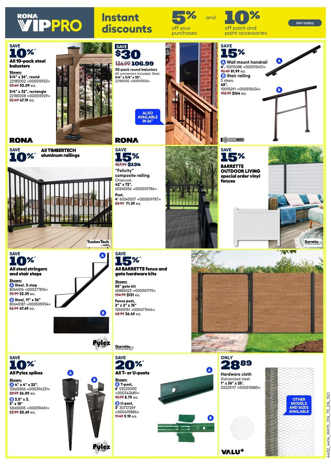 RONA Sales from May 8 to May 13 2026 - flyer page 13