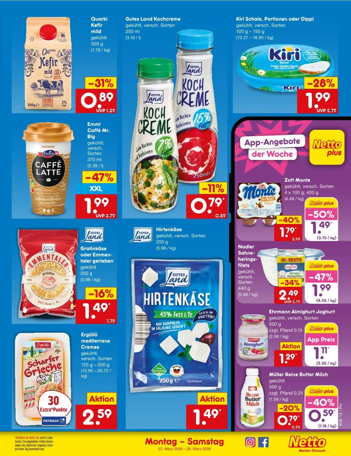  Netto Marken-Discount Prospekte von 23. März bis 28. März 2026 - Prospekt seite 13